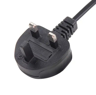การขยาย UK PC Power Cable, 2 Pin 13A 250V AC Power Cord 1.8m 2m 5m
