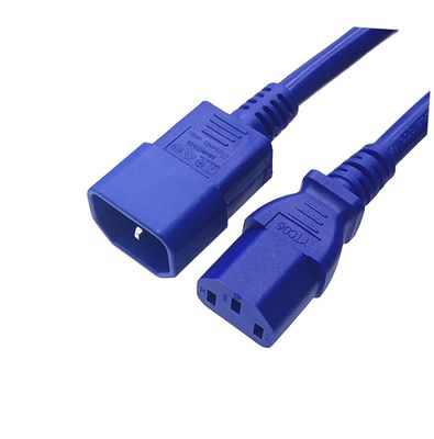 สายไฟฟ้า IEC การขยายสายไฟฟ้า C13 C14 ชายและหญิง 16A 250V