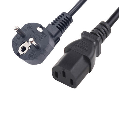 16A 250V 3 Pin VDE C13 EU สายไฟฟ้า