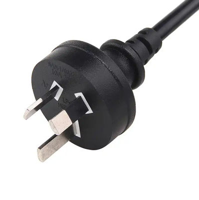 3 Pin AU Power Cord Plug To IEC 320 C13 SAA ออสเตรเลีย เคเบิล 0.5m 0.75m 1m 1.5m