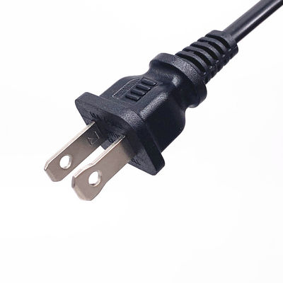 2 Pin AC USA การขยายสายไฟฟ้า UL Standard 10A 125V สีที่กําหนดเอง