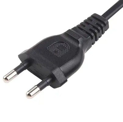 2 Pin Korea Power Cord AC Extension Plug KC การอนุมัติ 2.5A 250V