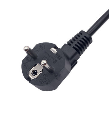 การขยายสายไฟฟ้าเกาหลี 16A 250V C5 C13 เพศชายสู่เพศหญิง โน๊ตพ็อต 3 ปิน พล็อก