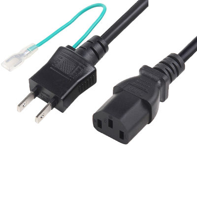 12A 125V Japan Power Cord PSE ถึง C13 พล็อก สีดํา