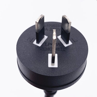 1.5m AU Power Cord 3 Pin Black 10A 250V แอคดีซีเคเบิลสําหรับการใช้งานหลากหลาย