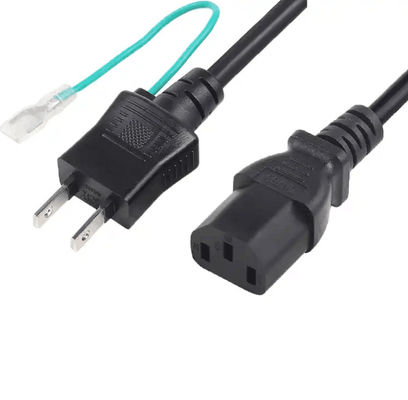 ประเทศญี่ปุ่น 7A 12A 15A125V JET 3 Pin Plug C13 C5 ประเทศญี่ปุ่น Pse Jet สายไฟ AC PSE สายไฟ